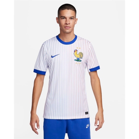 ÁO BÓNG ĐÁ NIKE ĐTQG PHÁP 24/25 SÂN KHÁCH "FJ4273 100"