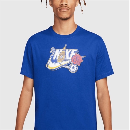 ÁO THUN THỜI TRANG NIKE CLB CHELSEA - XANH “FD1086-426”