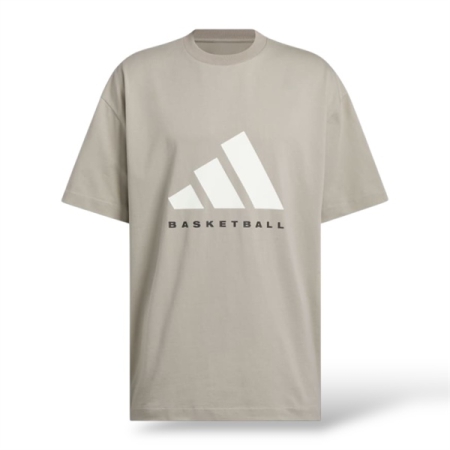 ÁO THUN THỜI TRANG ADIDAS BASKETBALL -XÁM “JD6127”