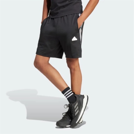 QUẦN SHORT ADIDAS ĐEN SỌC TRẮNG TIRO “ IP3793 “