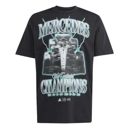 ÁO THUN THỜI TRANG NAM MERCEDES - AMG PETRONAS FORMULA ONE TEAM GRAPHIC - ĐEN “KH1080”