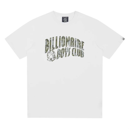 ÁO THỜI TRANG NAM ICECREAM BILLIONAIRE BOY CLUB CAMO ARCH LOGO - TRẮNG