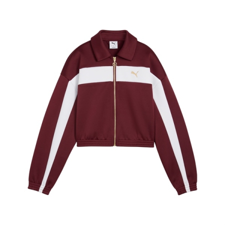 ÁO KHOÁC NỮ PUMA RELAXED CROPPED - ĐỎ - “633773-96”