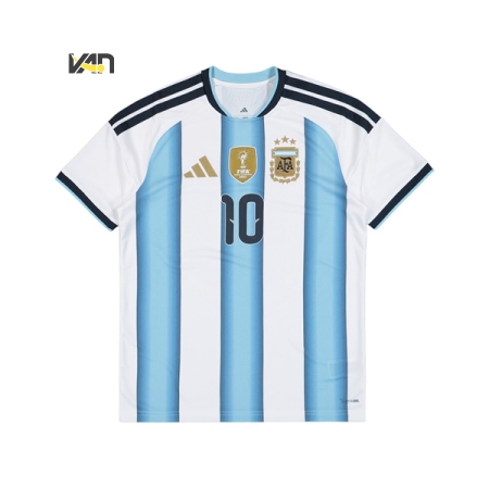 ÁO BÓNG ĐÁ ADIDAS ĐTQG ARGENTINA SÂN NHÀ WORLDCUP 2026 MESSI #10 FAN VERSION - XANH “KA8117“