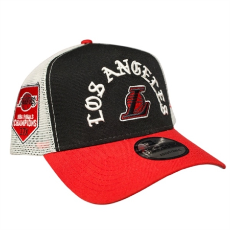 NÓN THỜI TRANG NEW ERA 9FORTY ADJUSTABLE LOS ANGELES NBA FINALS " ĐỎ "
