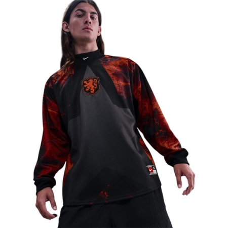 ÁO ĐẤU BÓNG ĐÁ NIKE NETHERLANDS HOLLYWOOD KEEPER - ĐEN “IO0785-010”