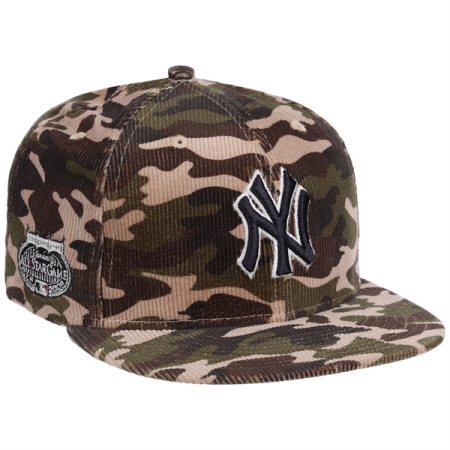 NÓN THỜI TRANG NEW ERA 59FIFTY FITTED NY YANKEES CAMO - SIZE 7 1/4 " VÀNG "