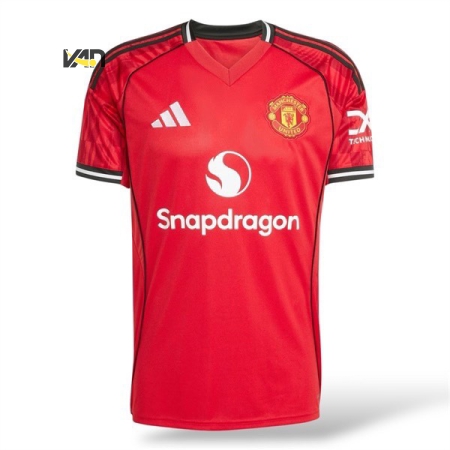 ÁO BÓNG ĐÁ ADIDAS MANCHESTER UNITED SÂN NHÀ 25/26 FAN VERSION - ĐỎ “JI7428”