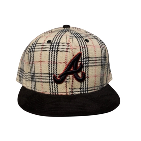 NÓN THỜI TRANG NEW ERA 59FIFTY FITTED LA DODGERS SỌC CARO "MÀU KEM"