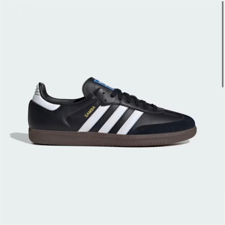 GIÀY THỜI TRANG CỔ ĐIỂN ADIDAS SAMBA OG BLACK *BOX THAY THẾ* - ĐEN “IE3676”