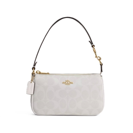 TÚI COACH NOLITA 19 IN SIGNATURE CANVAS WHITE “CS442-IMRFF”