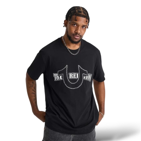 ÁO THỜI TRANG NAM TRUE RELIGION CRYSTAL - ĐEN “109966”