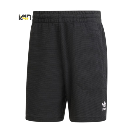 QUẦN SHORT ADIDAS ESSENTIALS TREFOIL WAFFLE - ĐEN " KA7764 "