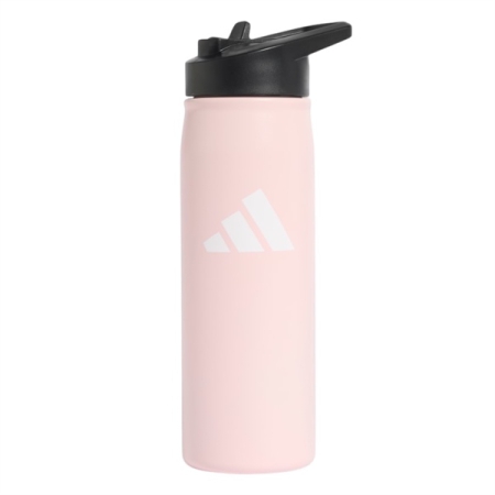 BÌNH NƯỚC ADIDAS KIM LOẠI 0,6L CÓ ỐNG HÚT - HỒNG “KC6411”