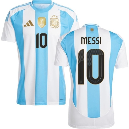 ÁO BÓNG ĐÁ ADIDAS ĐỘI TUYỂN ARGENTINA SÂN NHÀ 24 NAMESET MESSI #10 “IP8409”