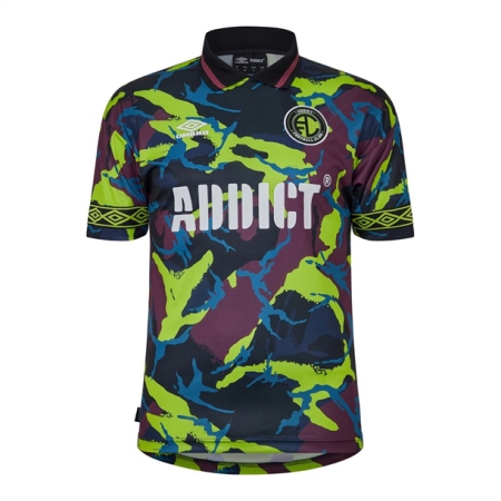 ÁO BÓNG ĐÁ UMBRO CLB ADDICT - CAMO XANH